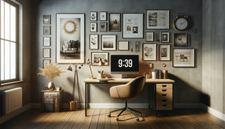 Elevate Your Home Office with Personalized Wall Art